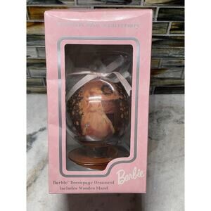 Vintage 35th Anniversary Barbie Mattel Christmas Ornament 1997 New Old Stock